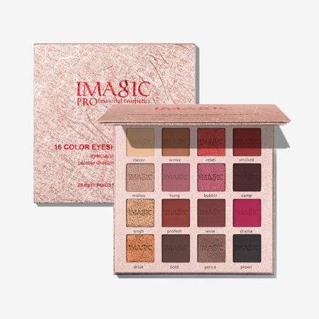 IMAGIC Charm 16-Color Matte & Shimmer Eyeshadow Palette