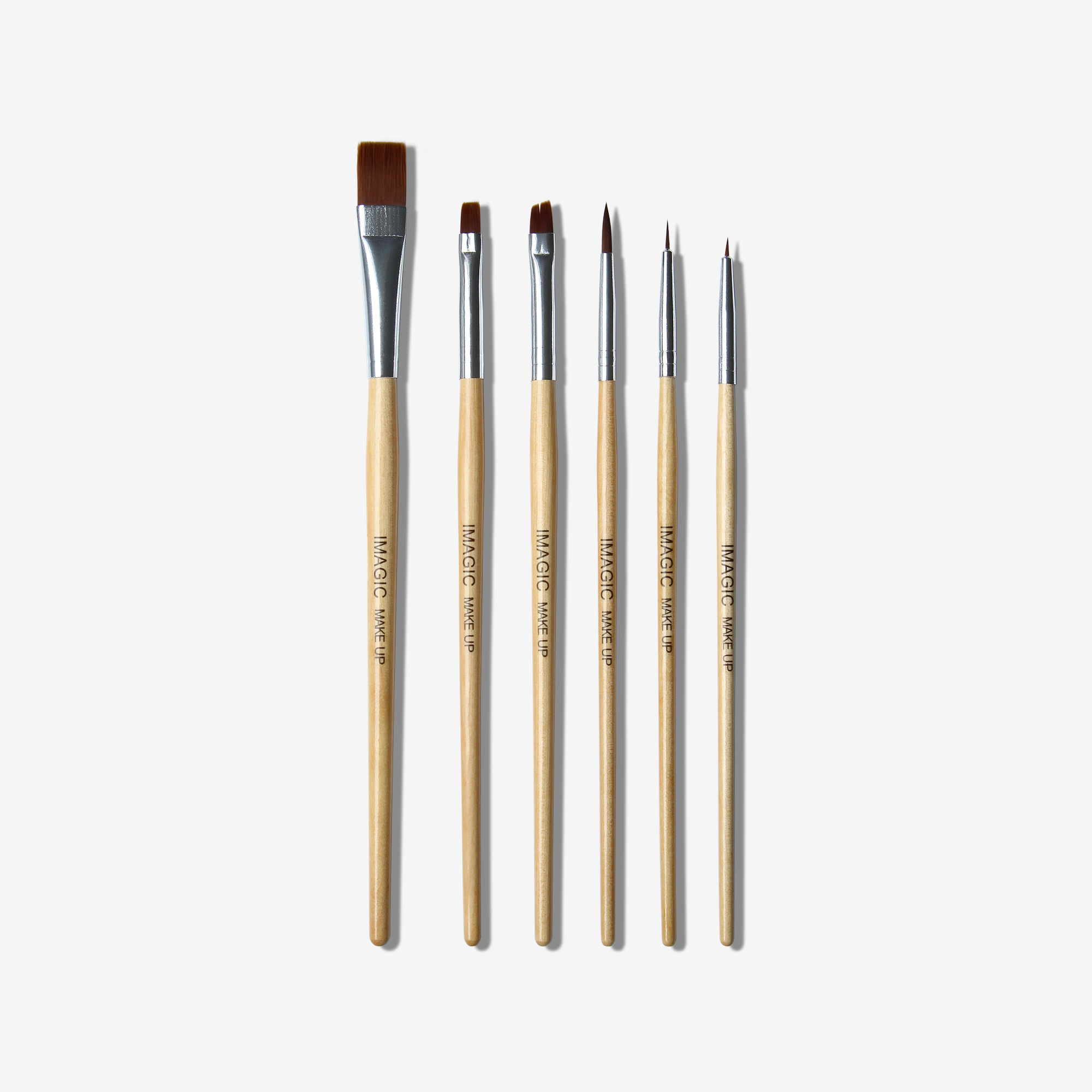 IMAGIC Professional 6-Piece Face & Body Paint Brush Set