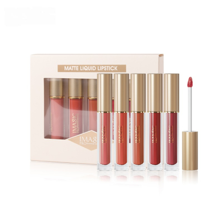 IMAGIC 5-Piece Velvet Matte Liquid Lipstick Set