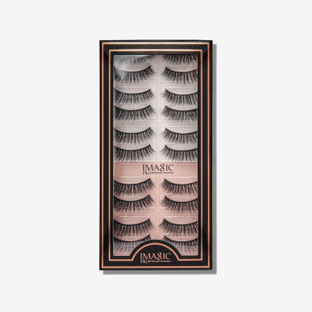 IMAGIC 10-Pair 3D False Eyelashes Kit