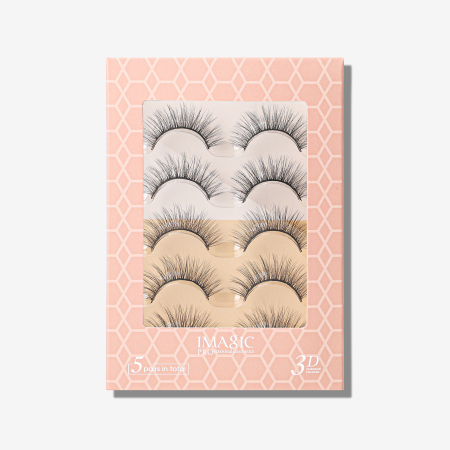 IMAGIC 5-Pair Handmade 3D False Eyelashes