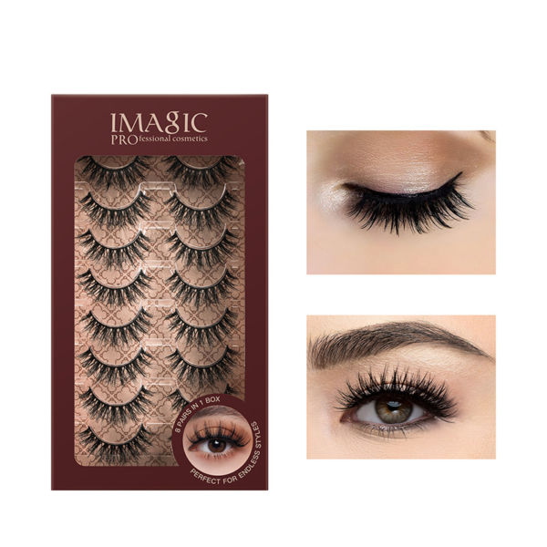 IMAGIC 8-Pair 3D False Eyelashes - Image 2