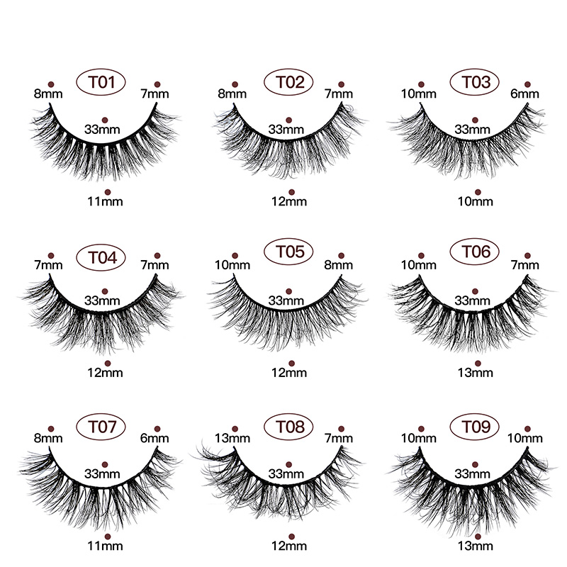 IMAGIC 8-Pair 3D False Eyelashes - Image 3