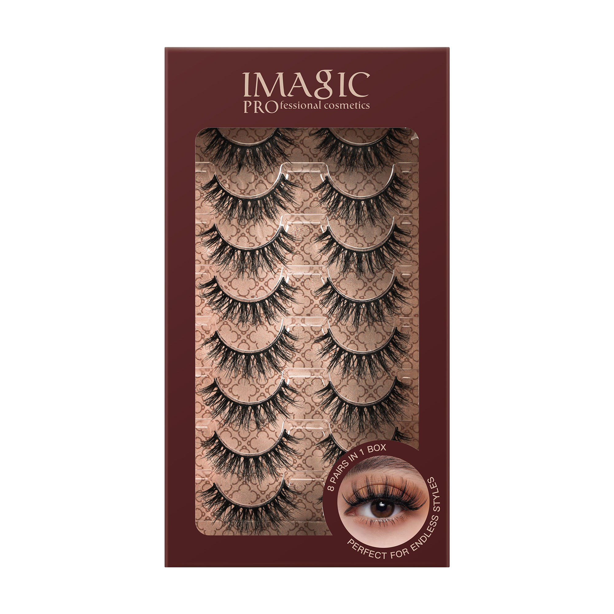 IMAGIC 8-Pair 3D False Eyelashes