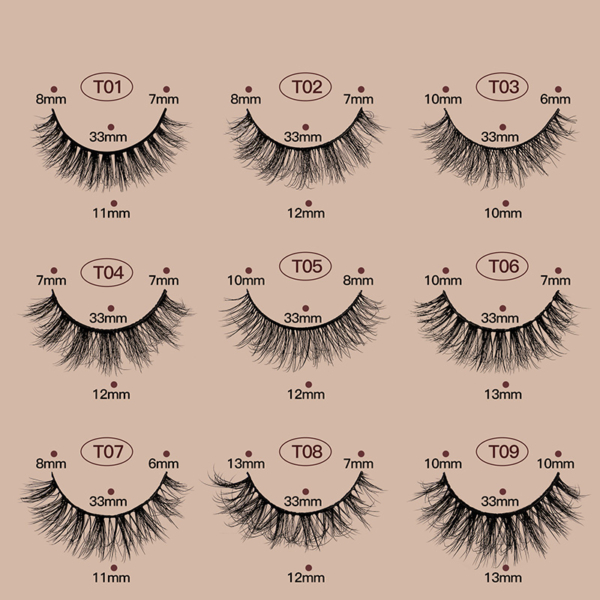 IMAGIC 8-Pair 3D False Eyelashes - Image 4