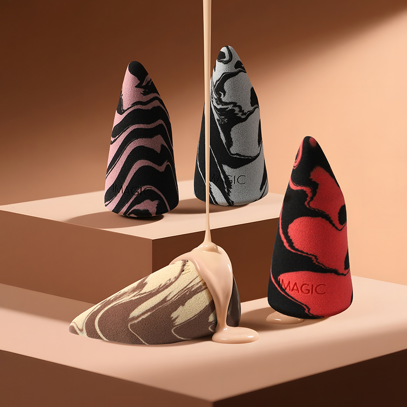 Mix-Color Peak-Shaped Powder Puff - Image 6