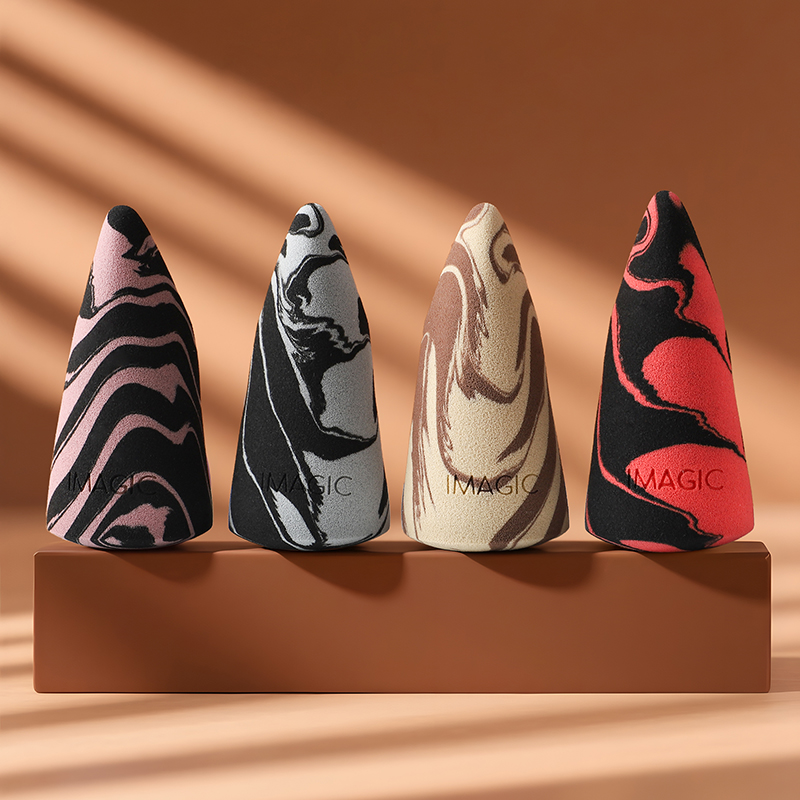 Mix-Color Peak-Shaped Powder Puff