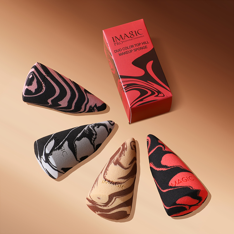 Mix-Color Peak-Shaped Powder Puff - Image 4