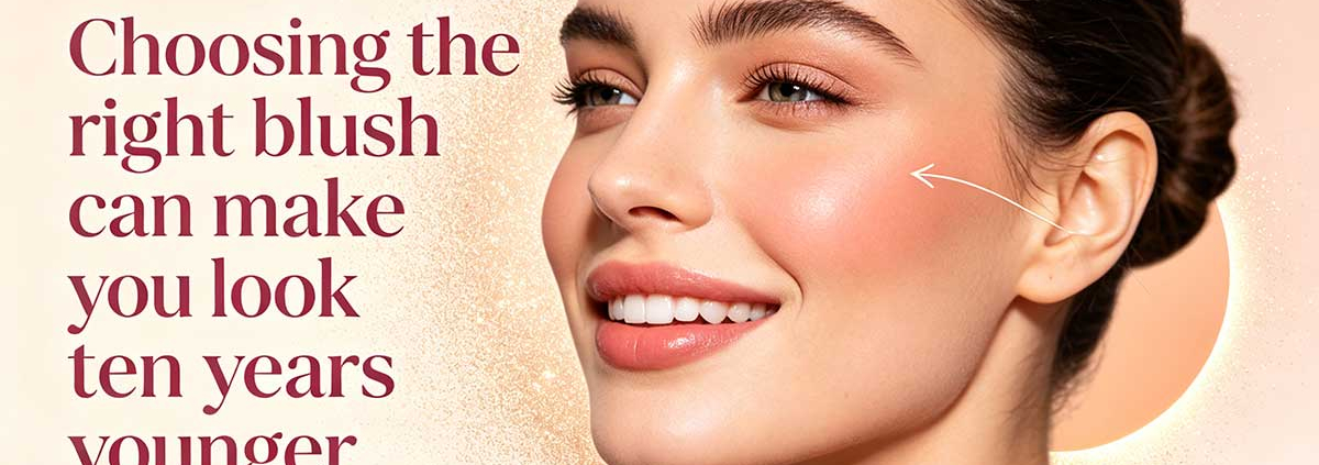 Choosing the right blush can make you look ten years younger.