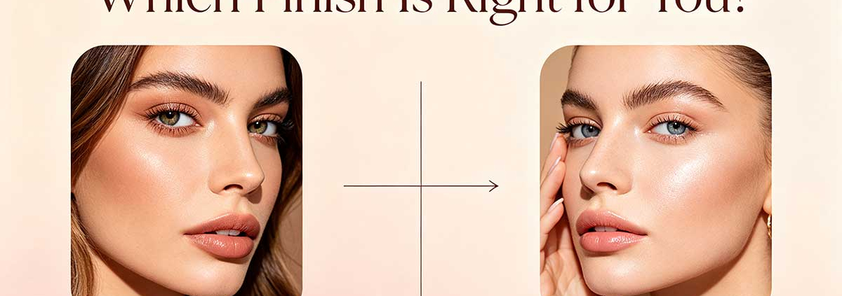 Matte vs. Dewy Makeup: Which Finish Is Right for You?