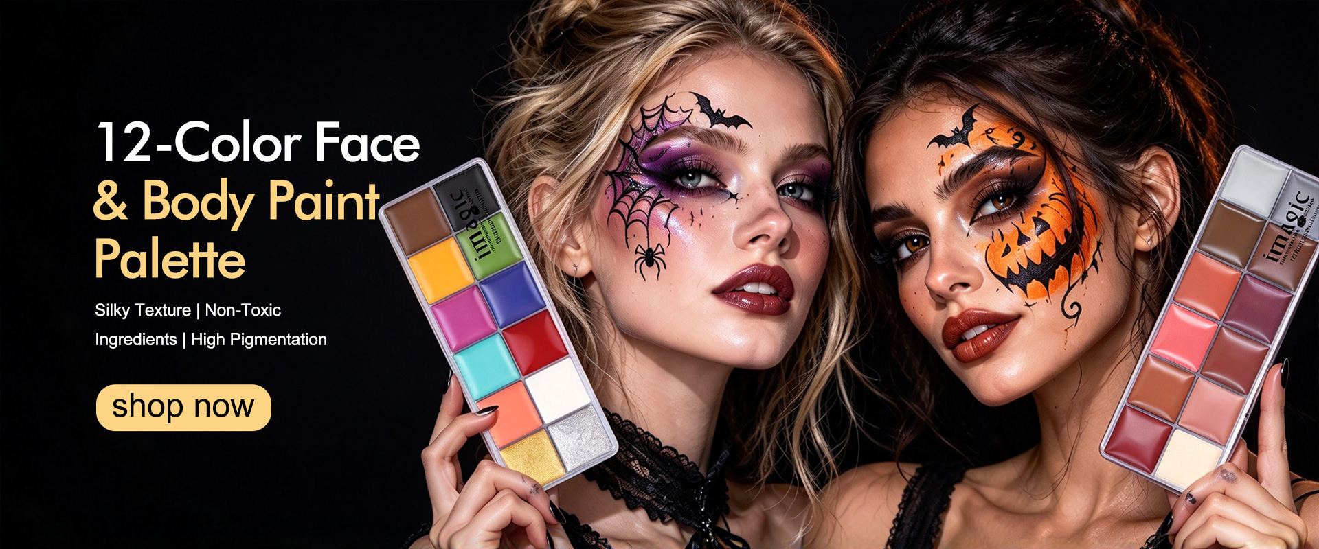 12-Color Face & Body Paint Palette