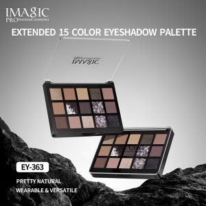 IMAGIC Extended 15-Color Multi-Finish Eyeshadow Palette