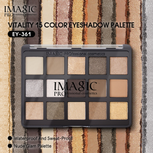 IMAGIC Vitality 15-Color Everyday Eyeshadow Palette